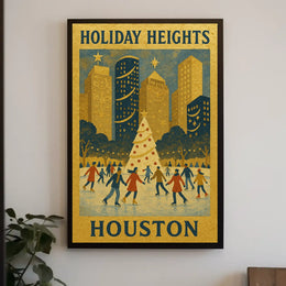 Holiday Heights In Houston Poster