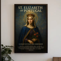 St Elizabeth Of Portugal Religious Poster Print