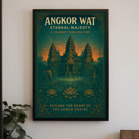 Angkor Wat Eternal Majesty Poster