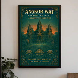 Angkor Wat Eternal Majesty Poster