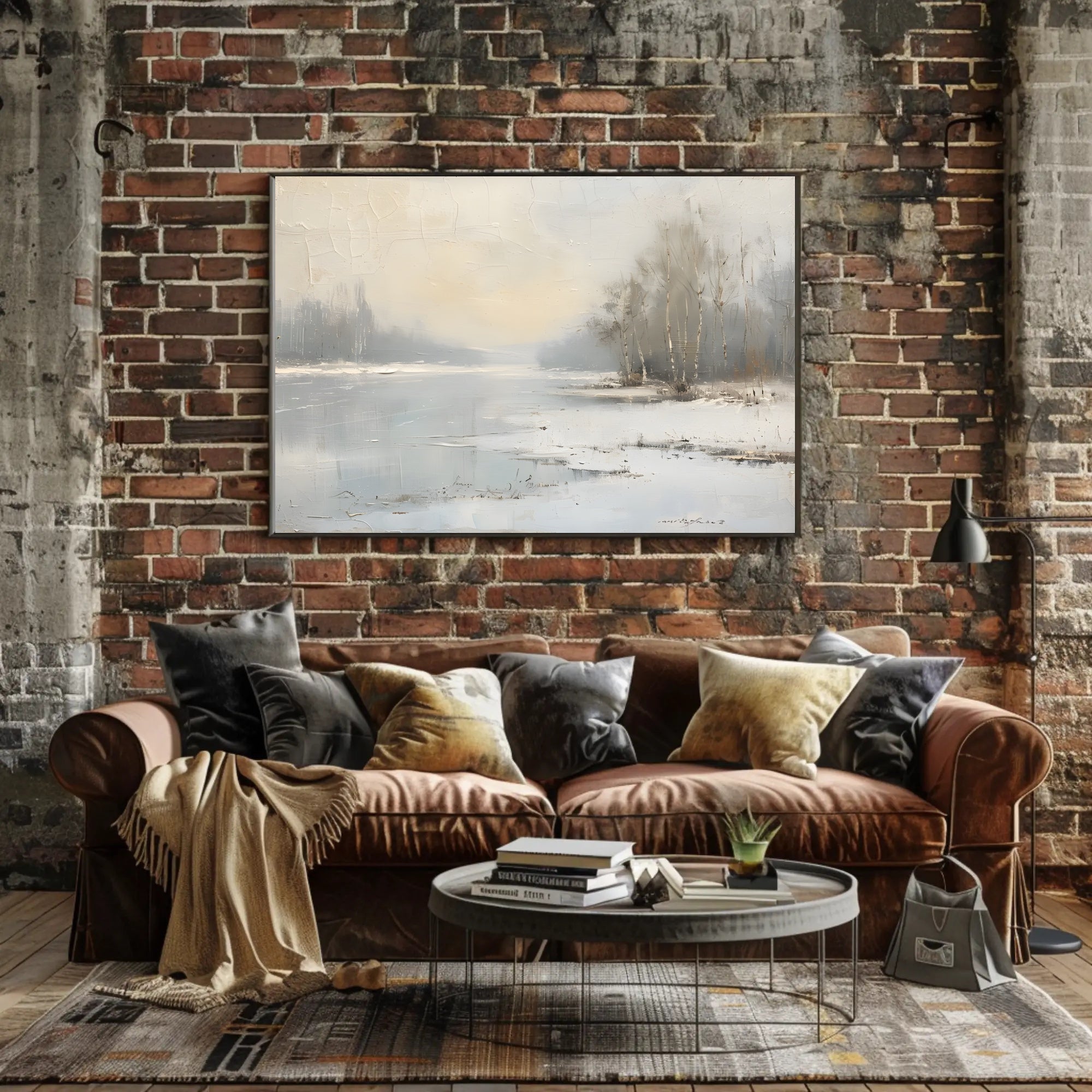 Tranquil Winter Landscape Poster
