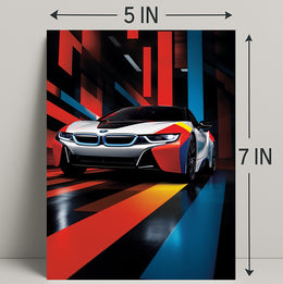 Dynamic Speed A Futuristic Drive Poster