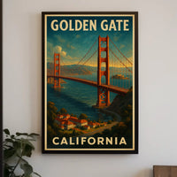 Golden Gate Bridge California Poster