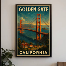 Golden Gate Bridge California Poster