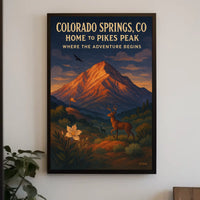Colorado Springs Gateway to Adventure Poster