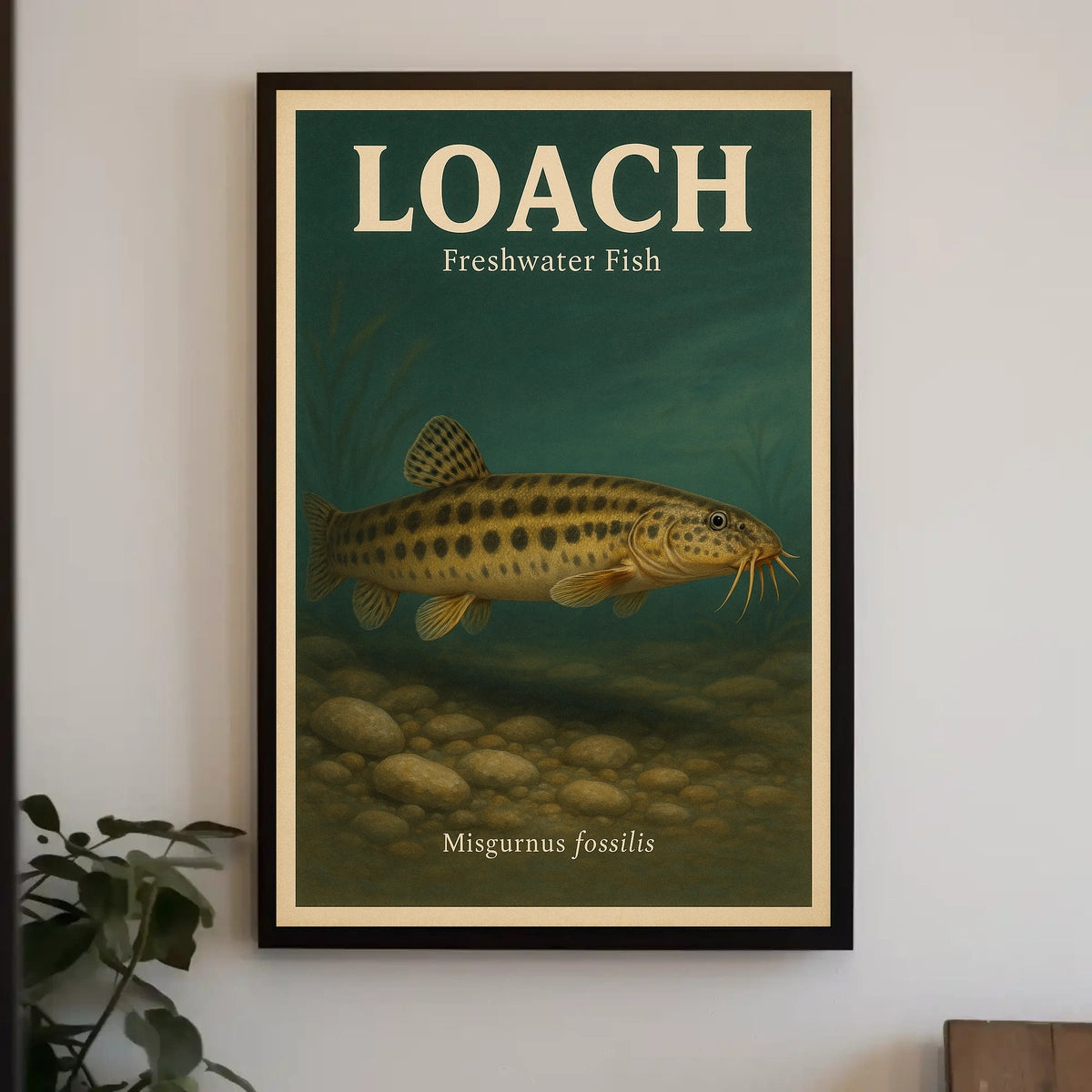 Loach Freshwater Fish Poster