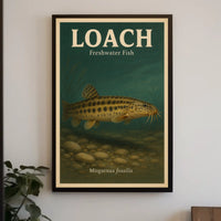 Loach Freshwater Fish Poster