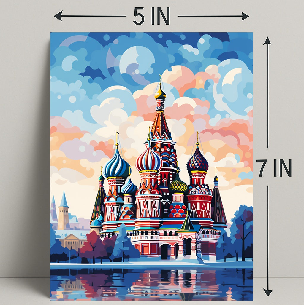 Vibrant St. BasilS Cathedral Poster