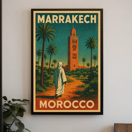 Marrakech Travel Poster