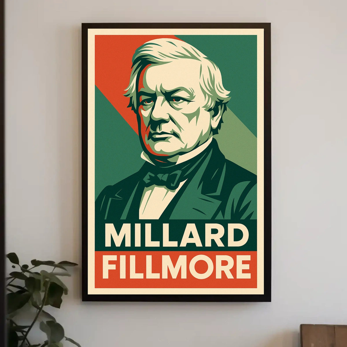 Millard Fillmore Vintage History Buff Poster