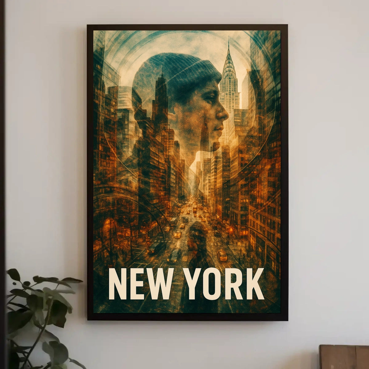 New York Cityscape Poster