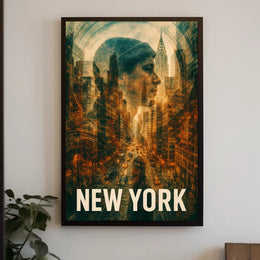 New York Cityscape Poster