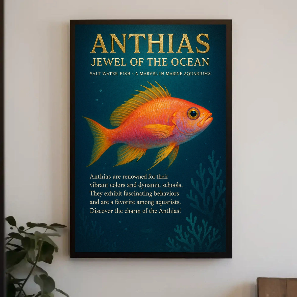Anthias Jewel of the Ocean Poster