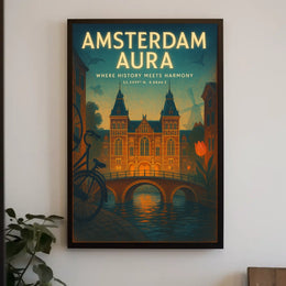 Amsterdam Aura Poster