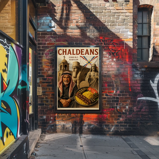 Chaldeans Babylon Culture Historic Food Travel Poster