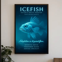 Icefish Natures Arctic Phantom Poster
