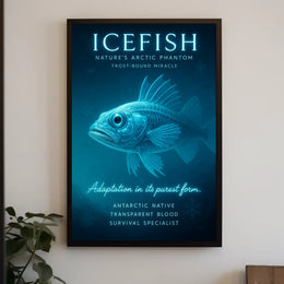 Icefish Natures Arctic Phantom Poster