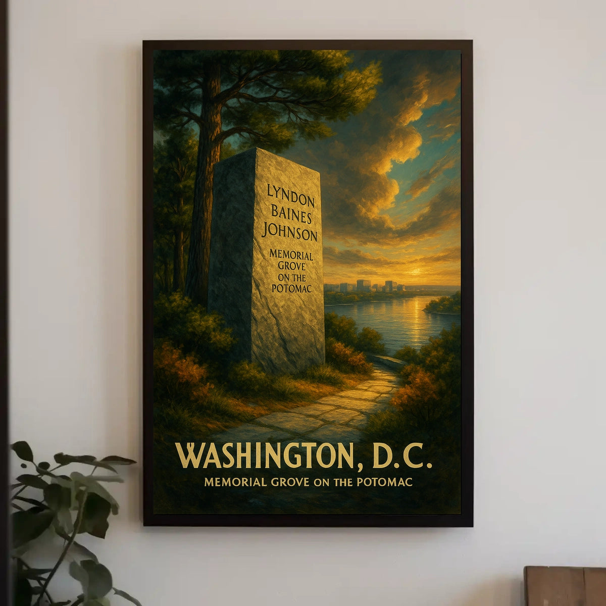 Lyndon Baines Johnson Memorial Grove Poster