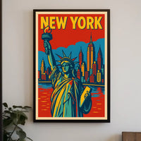 New York City Skyline Poster