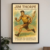 Jim Thorpe Legendary Athlete Jim Thorpe Poster