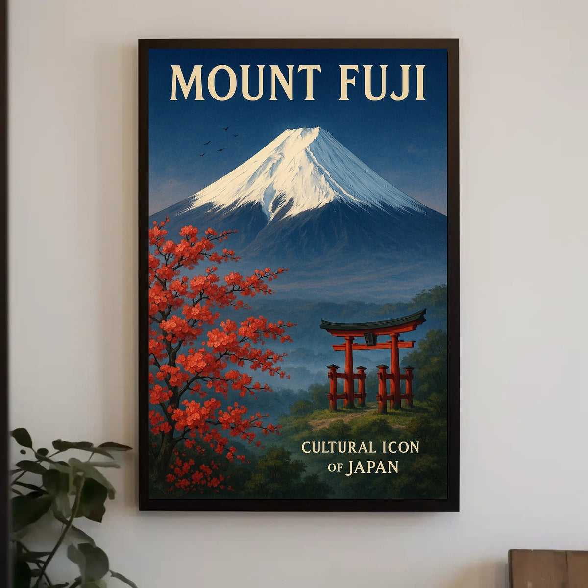Mount Fuji Cultural Icon of Japan Poster