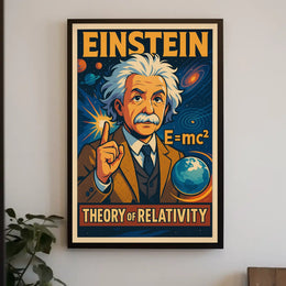 Einstein Theory Of Relativity Poster