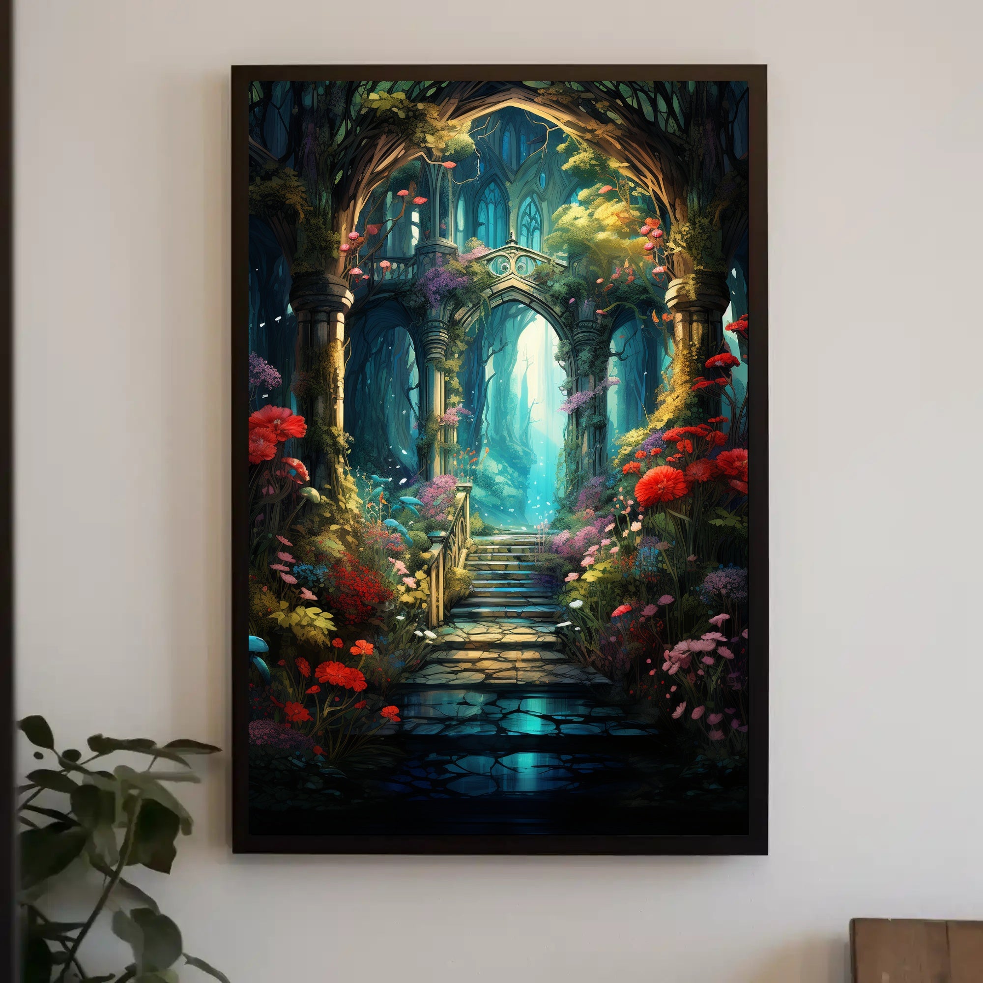 Enchanted Forest Pathway Poster