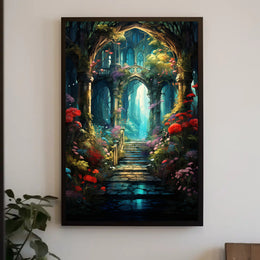 Enchanted Forest Pathway Poster