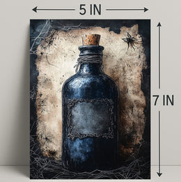 Mysterious Potion Bottle Poster