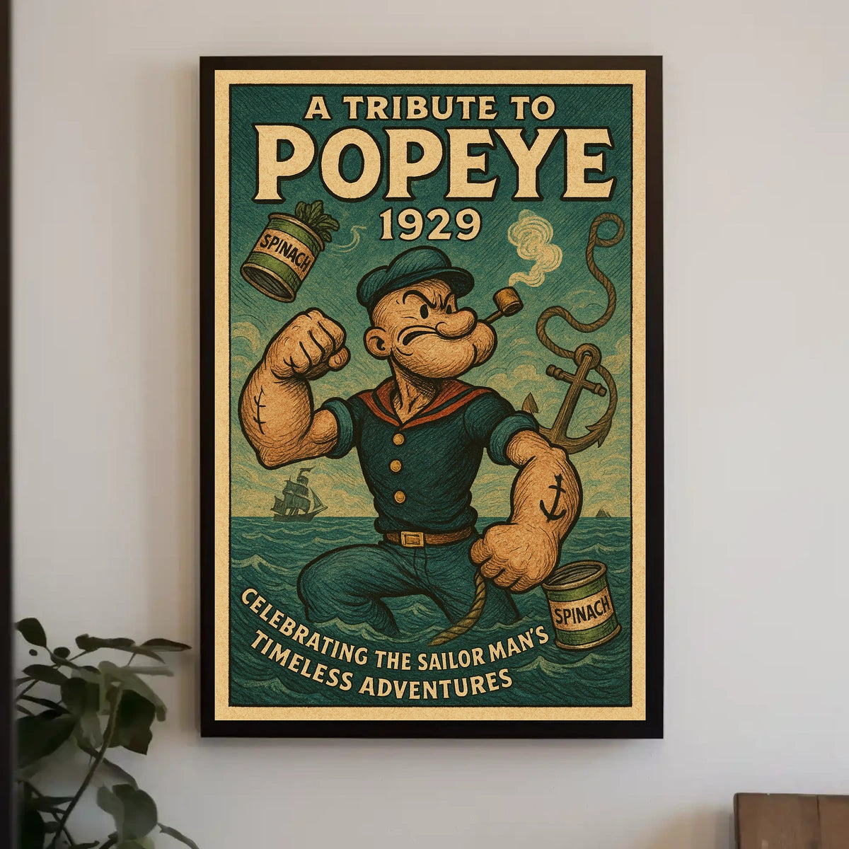 Popeye 1929 Art Poster POP-101
