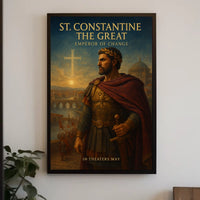 St. Constantine The Great Emperor Of Poster