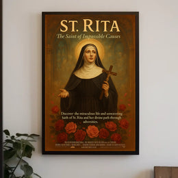 St. Rita The Saint of Impossible Causes Poster