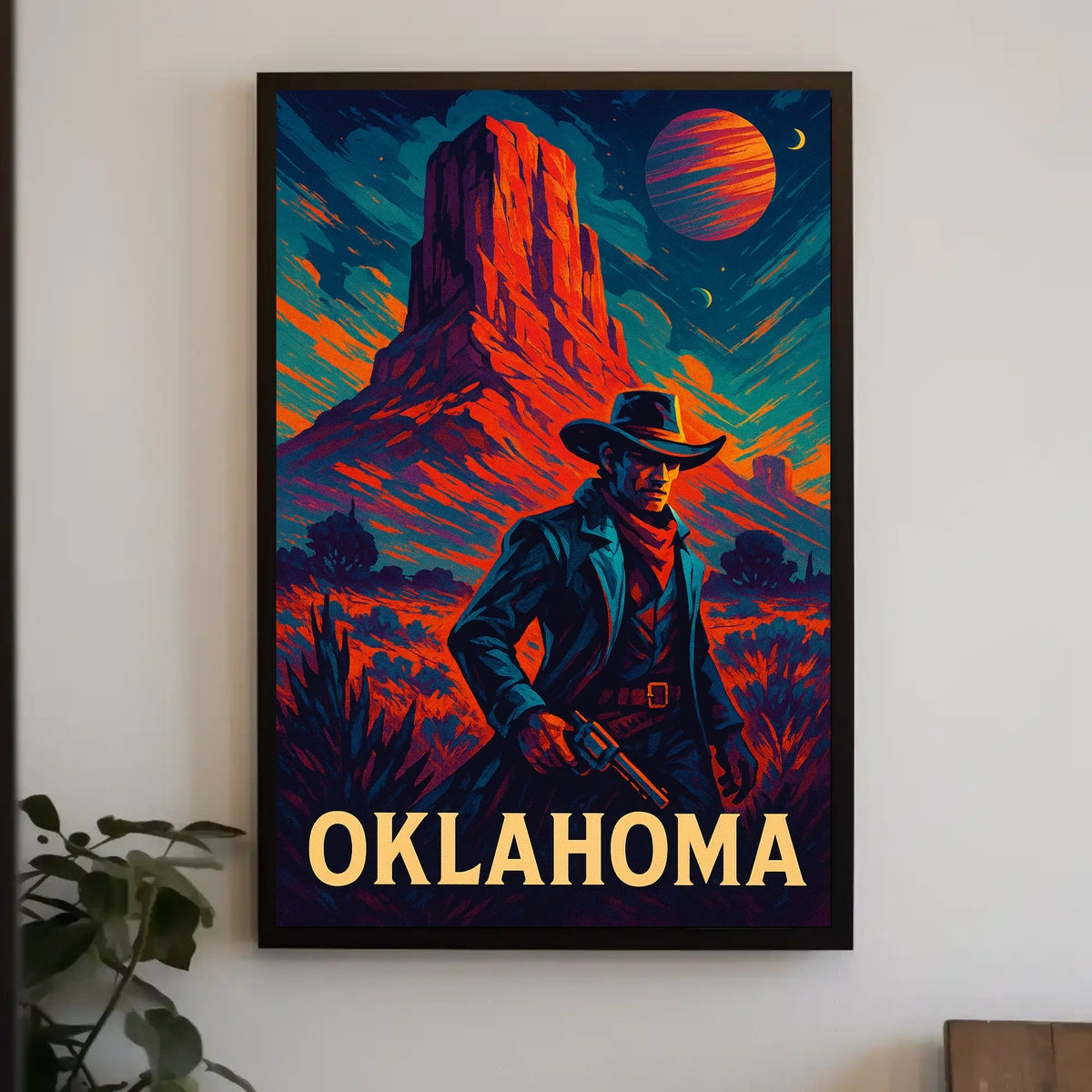 Oklahoma Western Adventure Poster