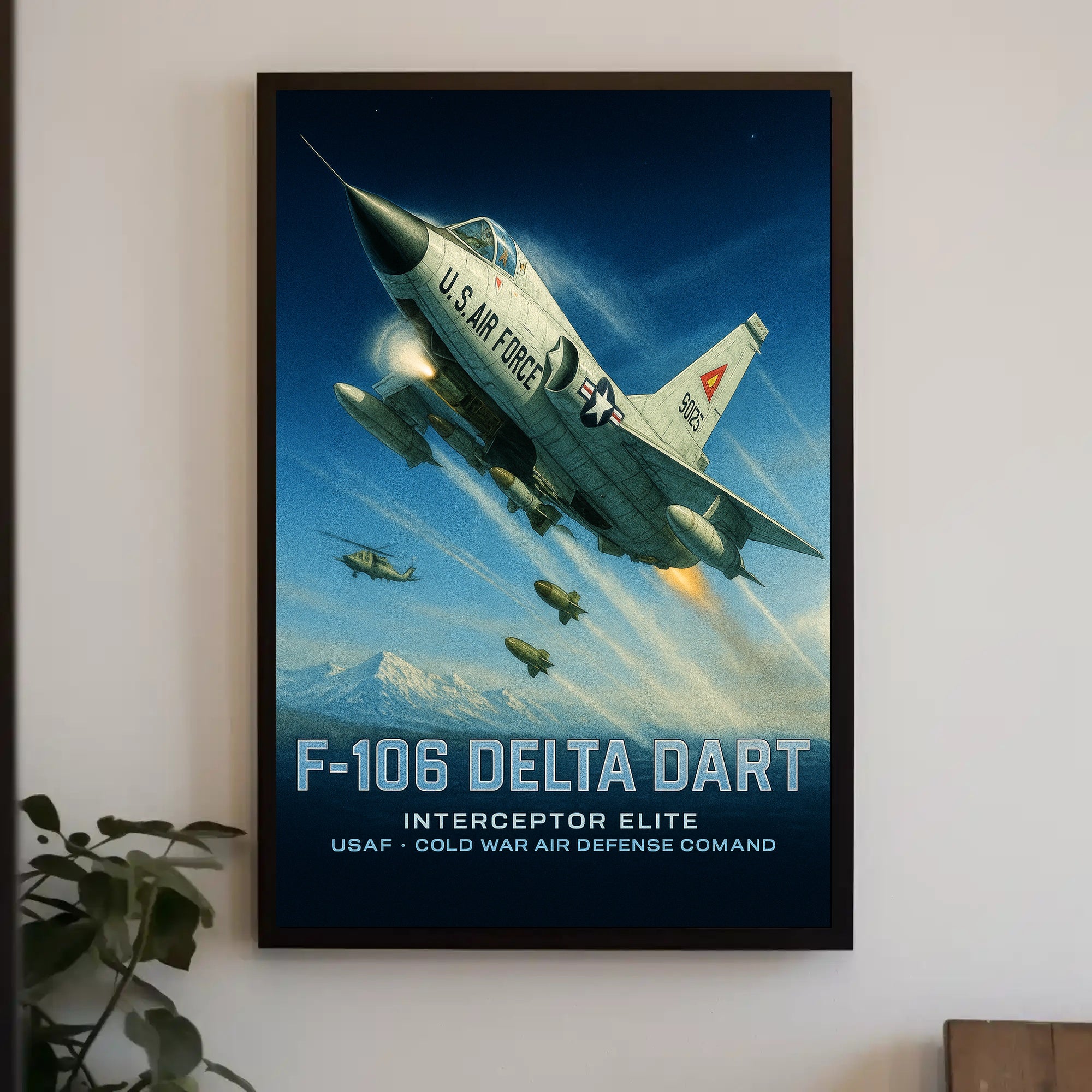 F-106 Delta Dart Interceptor Elite Poster PosterGoat