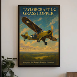 Taylorcraft L2 Grasshopper Poster