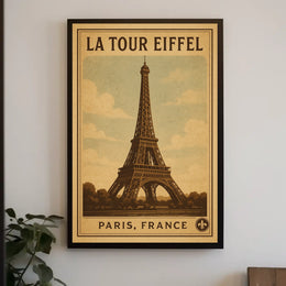 La Tour Eiffel Paris, France Poster