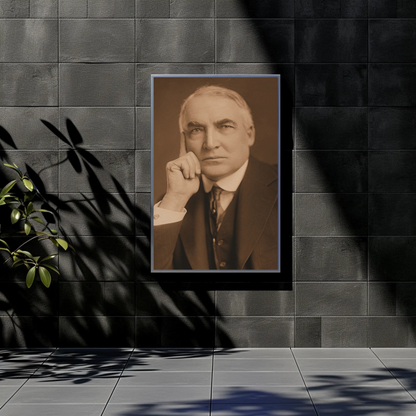 Warren Harding 29th President Sepia Photo