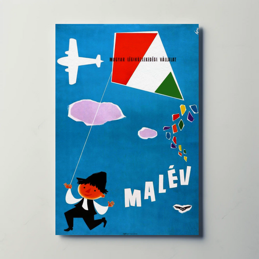 Hungarian Airlines Malev Poster