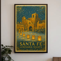 Santa Fe Luminaria Nights Poster