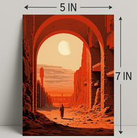 Journey Through The Arches Poster PosterGoat
