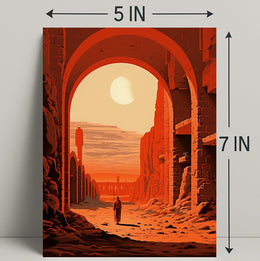 Journey Through The Arches Poster PosterGoat