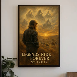 Timeless Brotherhood Motorcycle Adventure Cultural or Heritage Poster
