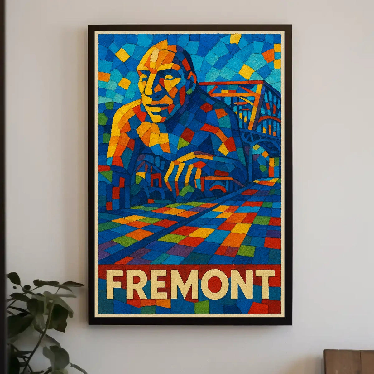 Fremont Mosaic Art Poster