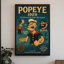 Popeye 1929 Art Poster POP-111