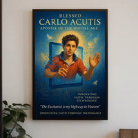 Blessed Carlo Acutis Apostle of the Digital Age Poster