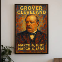 Grover Cleveland 22Nd And 24Th Poster