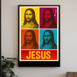 Jesus Pop Art Poster