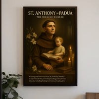 St. Anthony Reverence: Classical Spiritual Heritage Poster PosterGoat