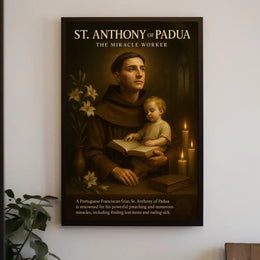 St. Anthony Reverence: Classical Spiritual Heritage Poster PosterGoat
