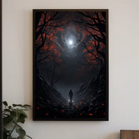 Moonlit Pathway Poster